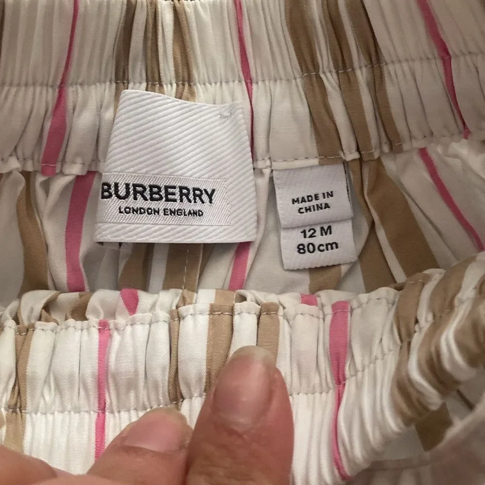Vintage rare Burberry matching Tennis set